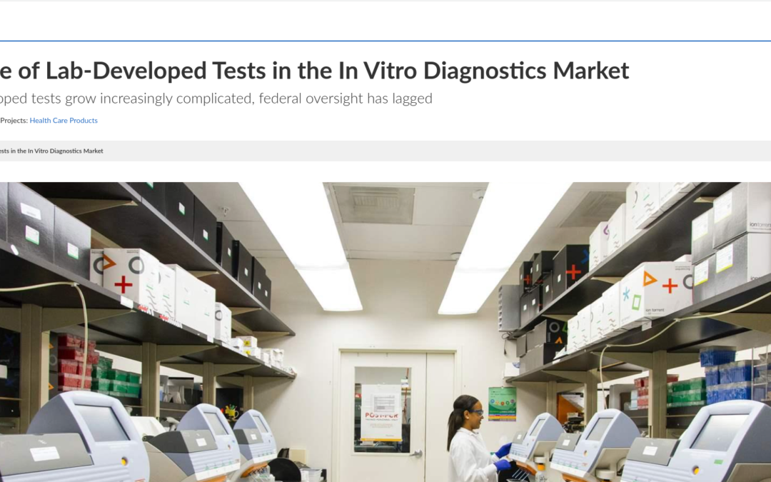 The Role of Lab-Developed Tests in the In Vitro Diagnostics Market