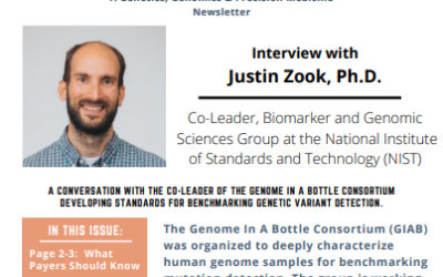 July 2022 – The Data Driven Point of View Special Edition Interview Newsletter:  Justin Zook, Ph.D., Co-Leader, Biomarker & Genetic Sciences Group; National Institute of Standards and Technology (NIST)